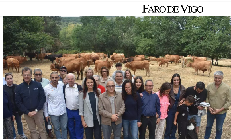 Vacas aliadas contra el fuego